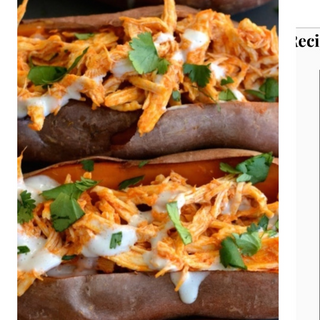 Buffalo Chicken Sweet Potato 