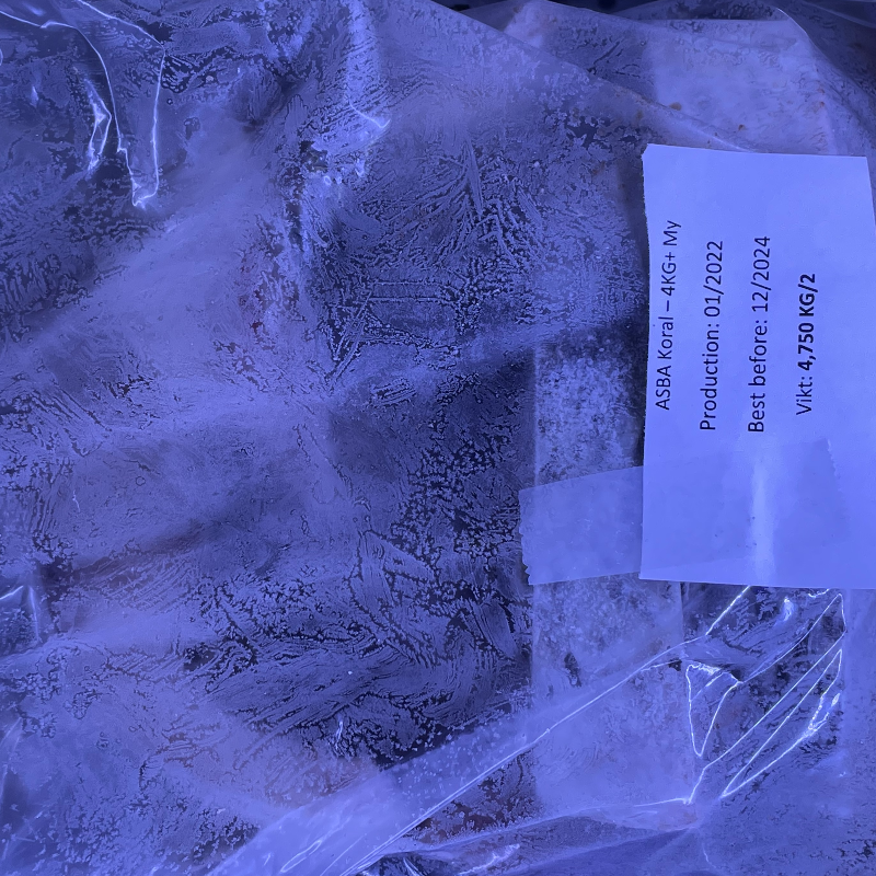 Bhetki / koral fish 4 kgs + (big size) valid till 2027