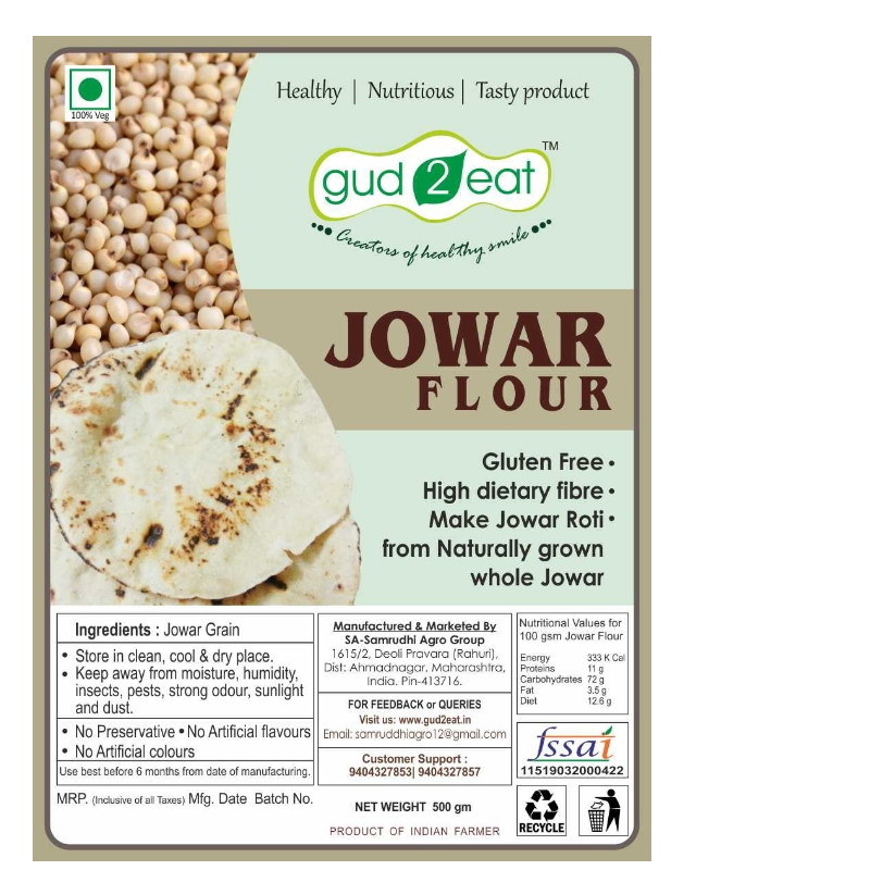 Jowar Flour 500gm offer bst b4 March 2026