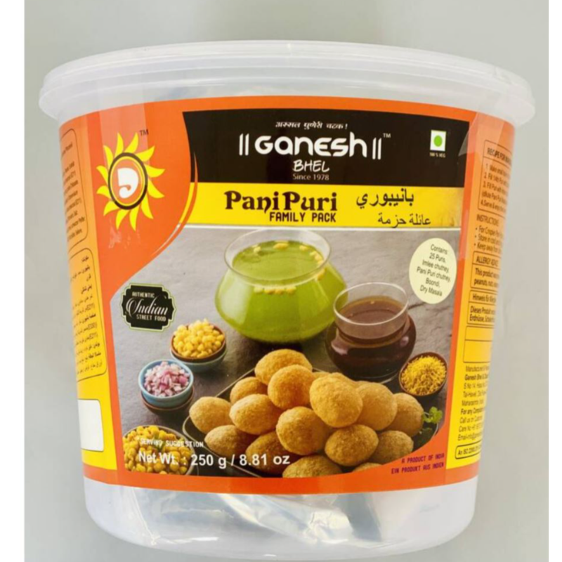 Ganesh Bhel - Panipuri Family Pack (250 gm)