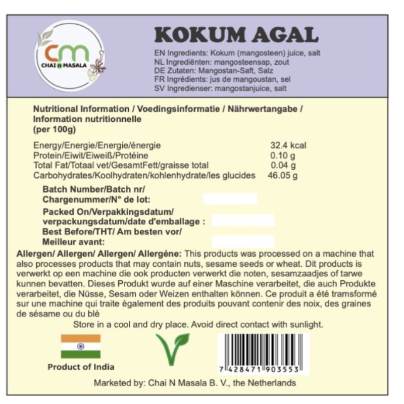 Kokum Agal Juice 500ml Main Image