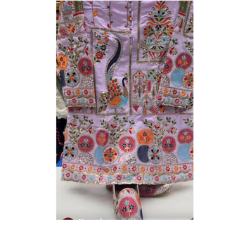 Designer Kurtha with ready made dhoti /pajama Size 44