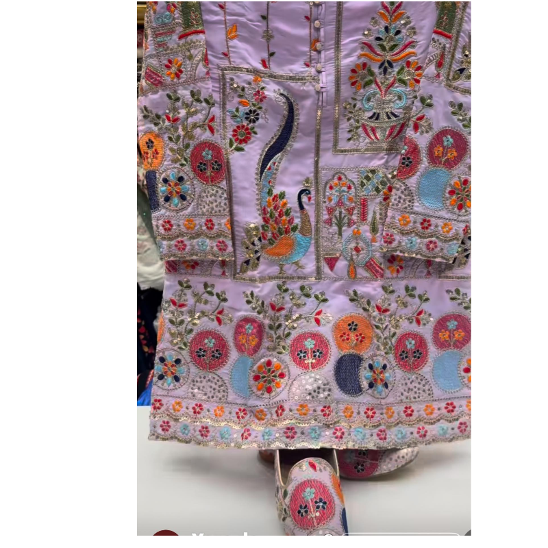 Designer Kurtha with ready made dhoti /pajama Size 44