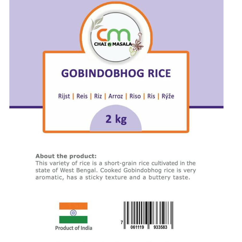 Premium CnM Gobindobhog rice 2kg (residue free) 