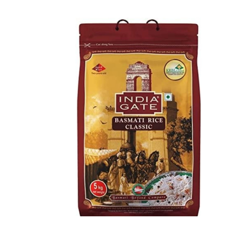 India Gate Classic Basmati Rice 5 Kg