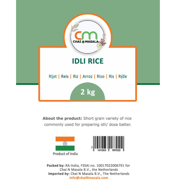 Chai N Masala Idli Rice-2 kg- 100% residue free