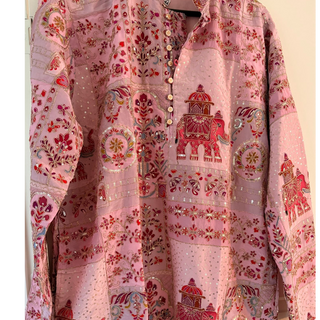 Designer Kurtha with ready made dhoti /pajama (royal design) - Copy 1