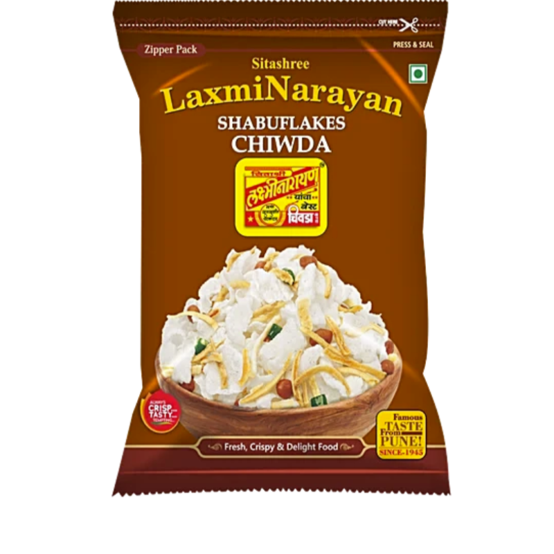 LAXMINARAYAN Shabuflakes Chiwda, 250 g