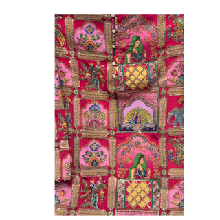 Designer Kurtha with ready made dhoti /pajama (Royal) 