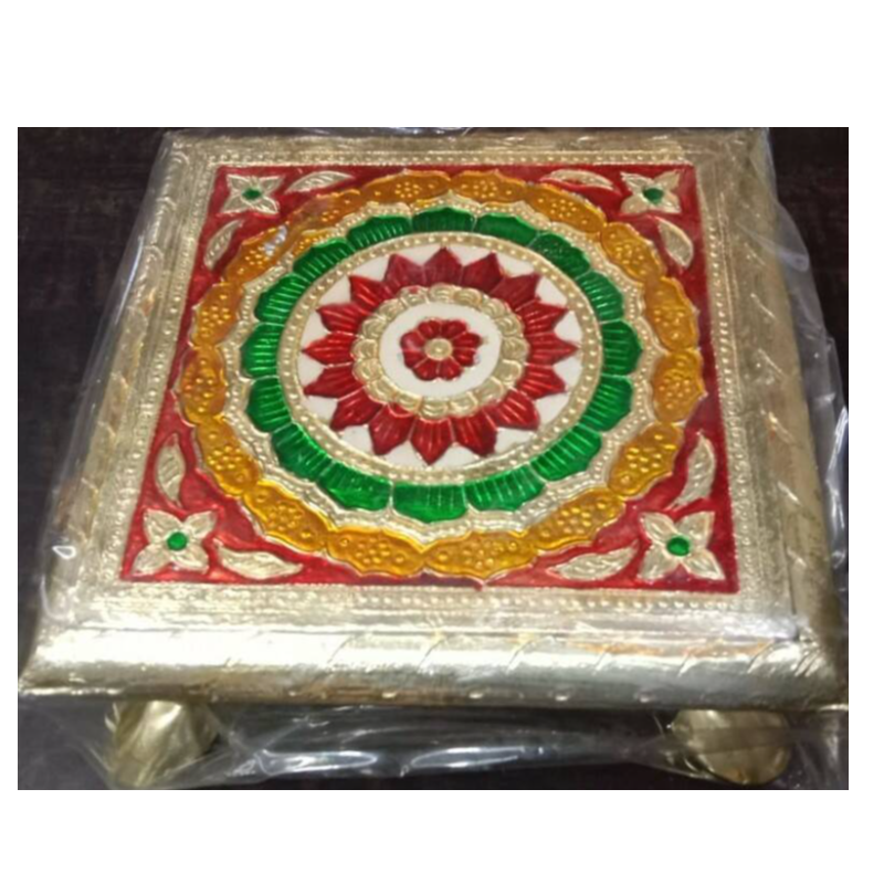Meena Work Chaurang 6"X 6"