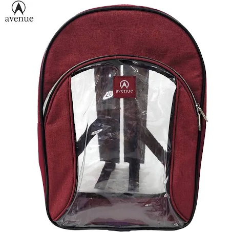 Avenue Transparent PVC Travel Shoulder Bag Backpack (#347)