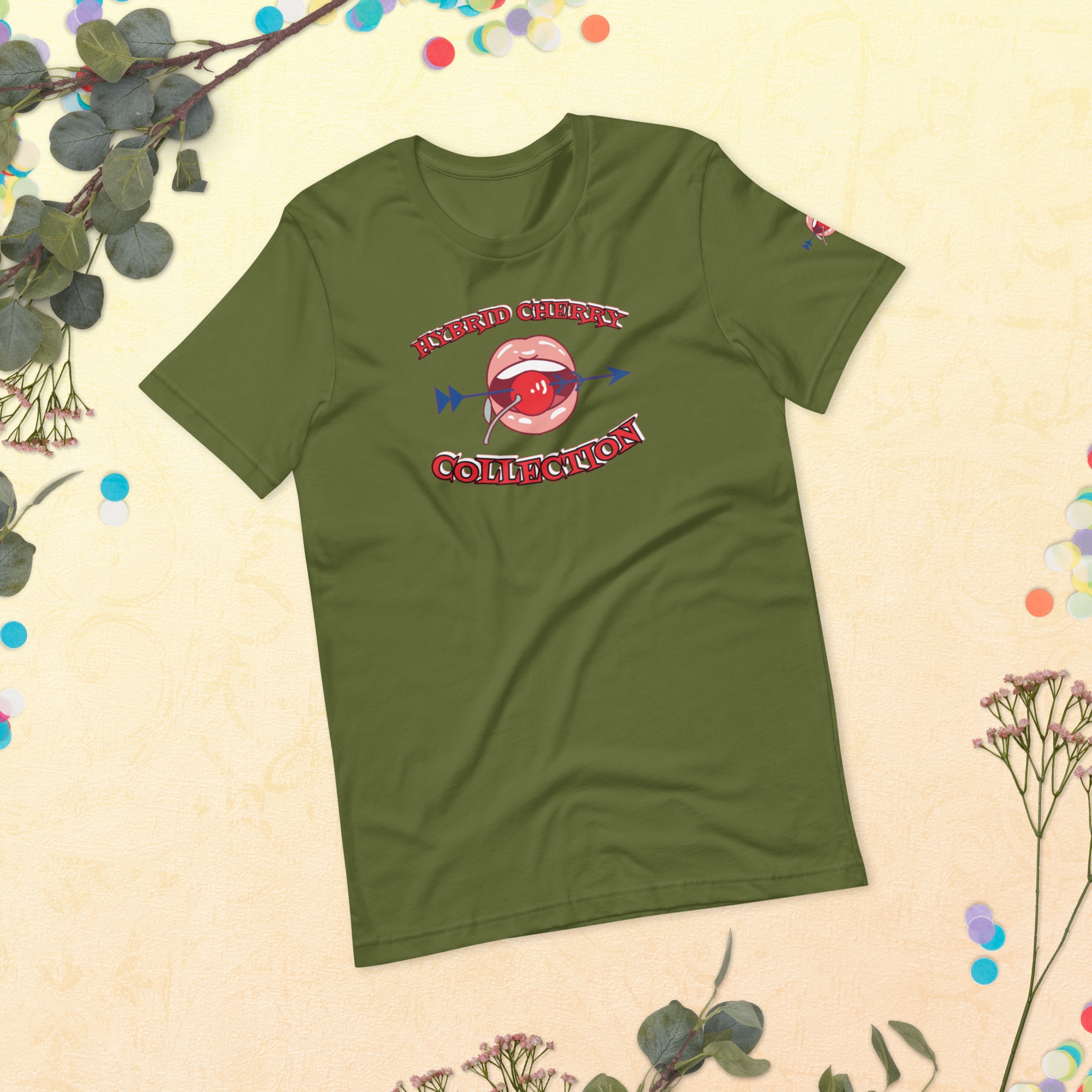 Olive Green Logo Tee  Main Image