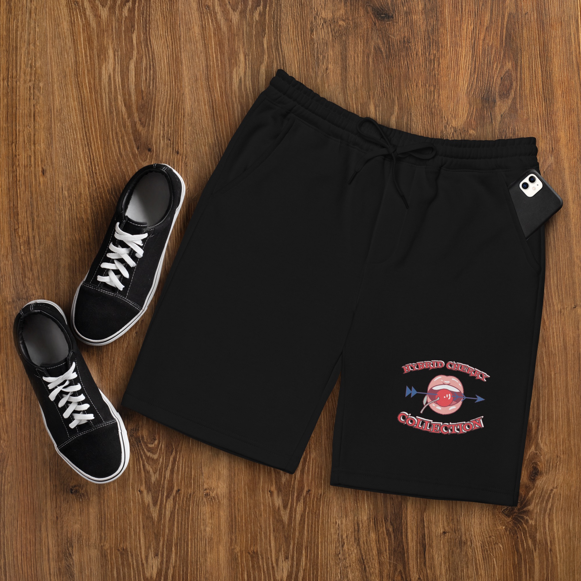 Black Fleece Shorts (Logo) Main Image