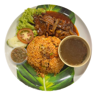 Nasi Goreng Daging Merah