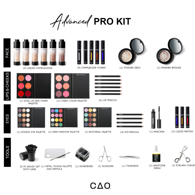 Advanced Pro Makeup Kit Large Image