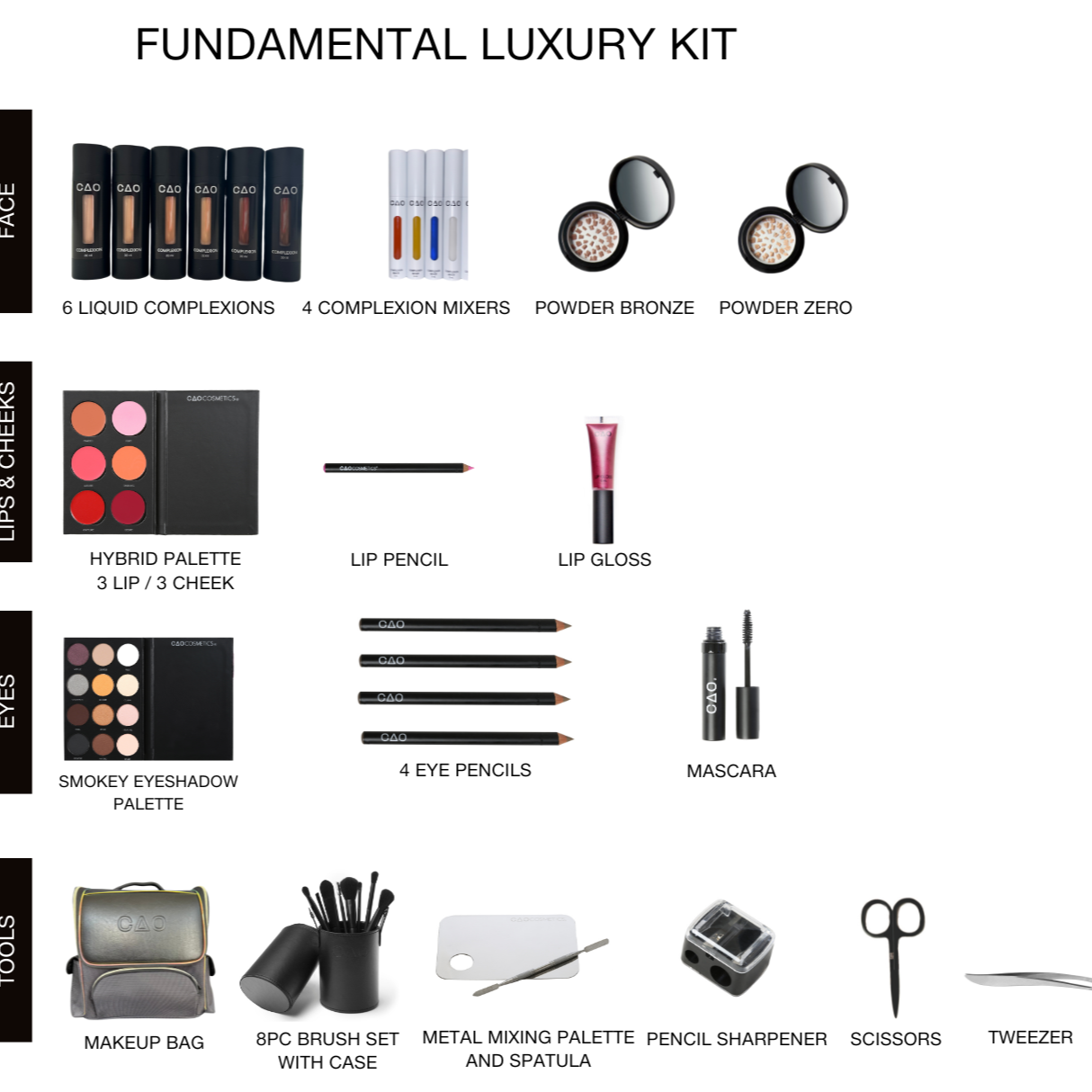 Fundamental Luxury Makeup Kit with Education