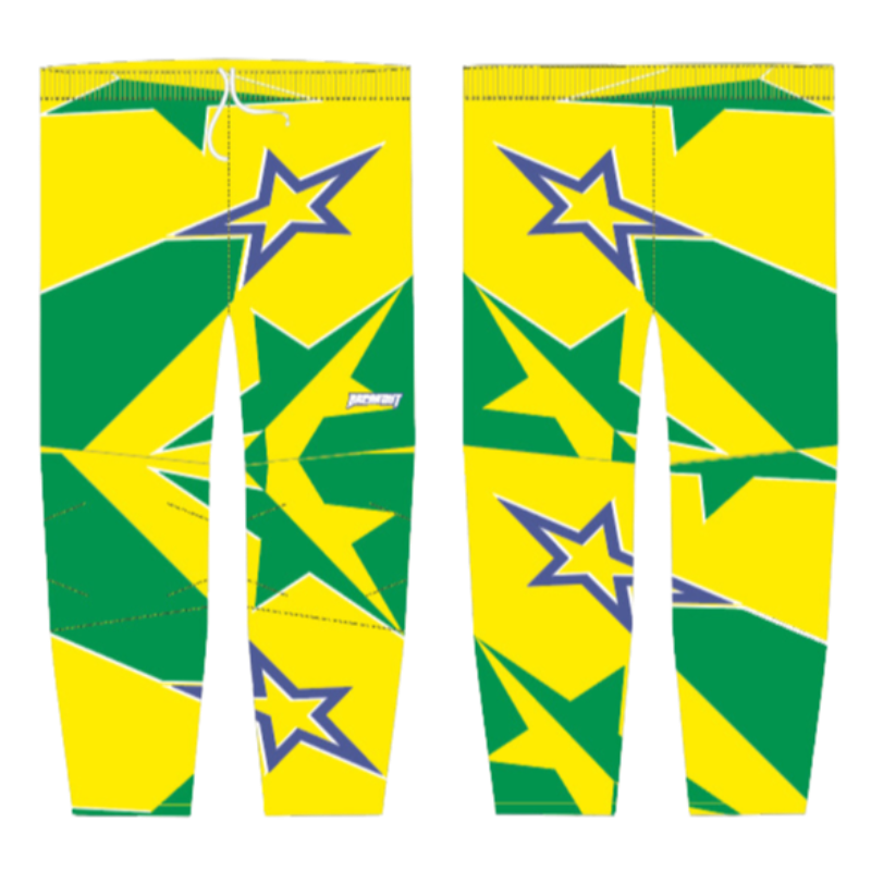 Yellow Roller Hockey Pants Main Image