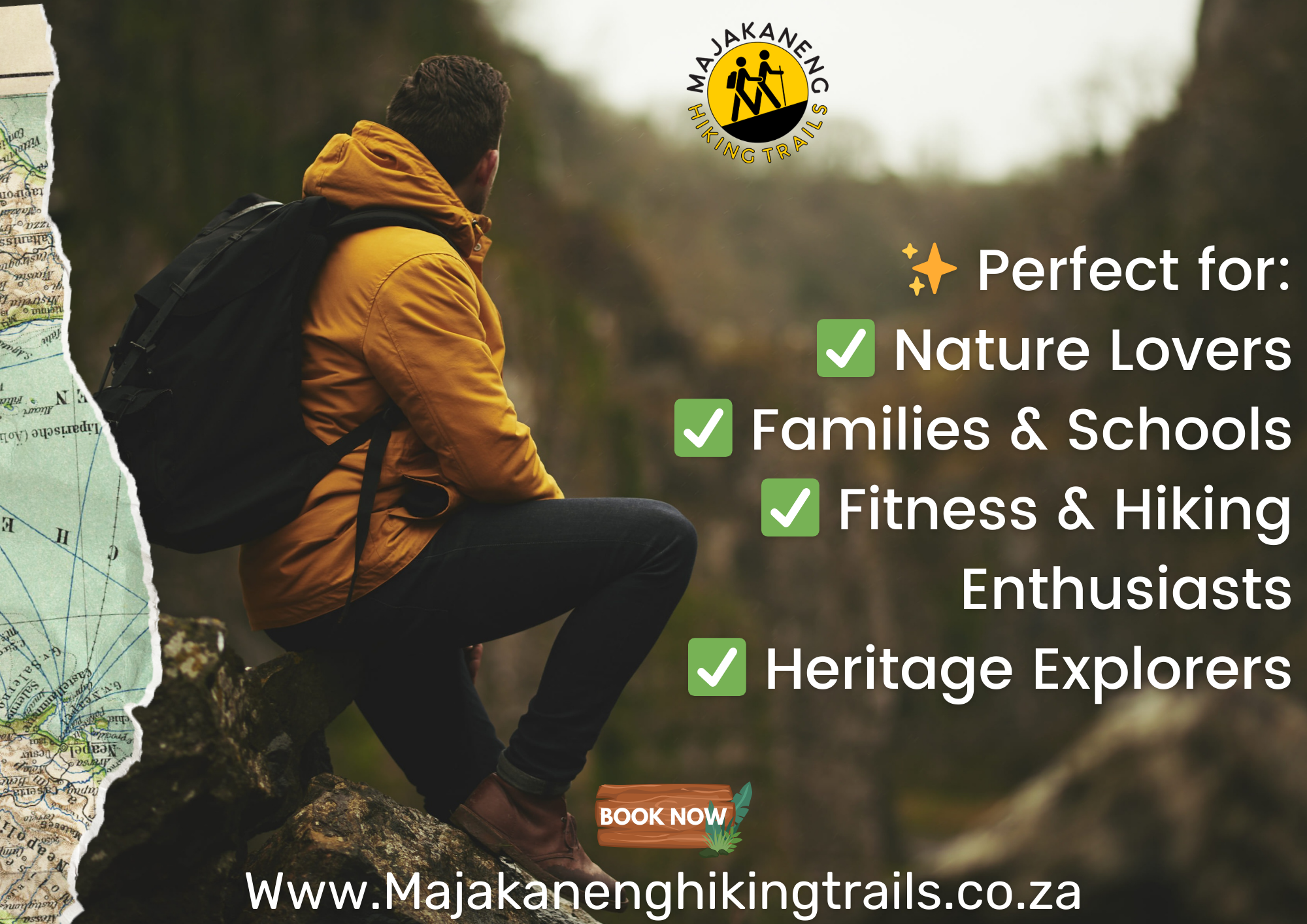 Majakaneng Hiking Trails&nbsp; - Banner