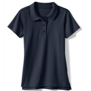 Girls Navy Blue Polo Shirt
