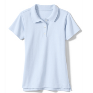 Girls Light Blue Polo Shirt
