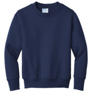 Crew Neck Sweatshirt Navy Blue