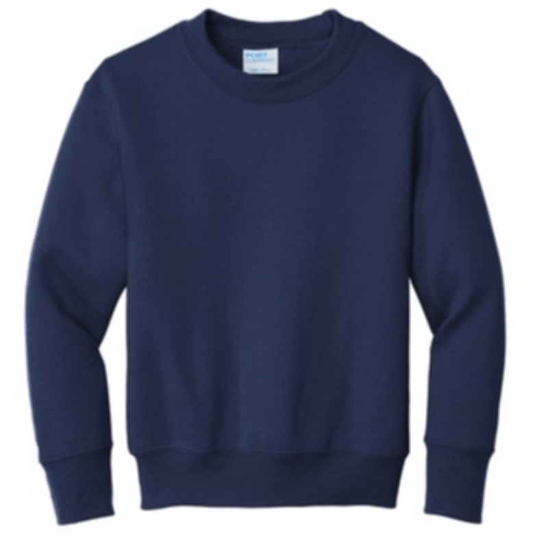 Crew Neck Sweatshirt Navy Blue Main Image