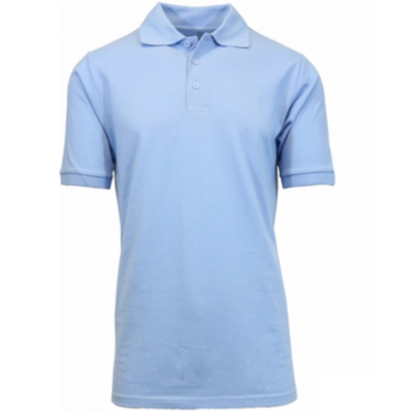 Boys Light Blue Polo Main Image