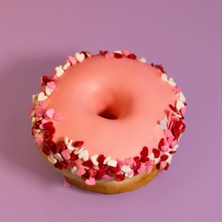 Pink with Hearts Around
