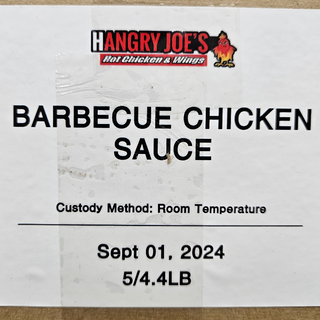 HG04 Barbecue Chicken Sauce/4.4lb/5bg/BOXonly