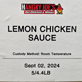 HG03 Lemon Chicken 4.4lb/5