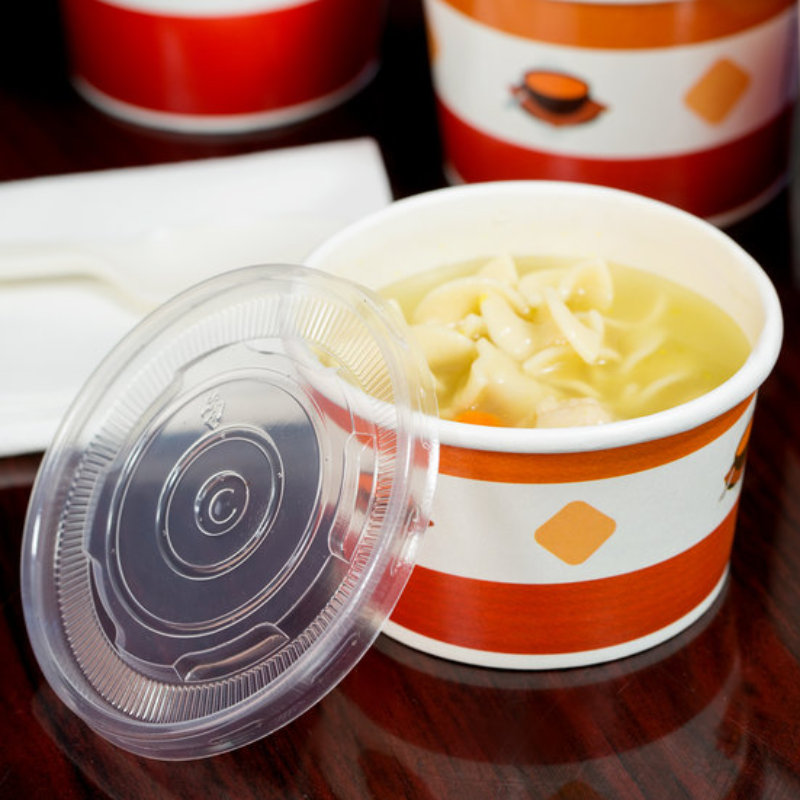 HJ58B 8oz Mac&Ceese  CUP & LID /250