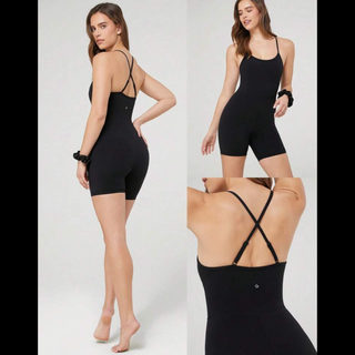 Black Glowmode Bodysuit - Short