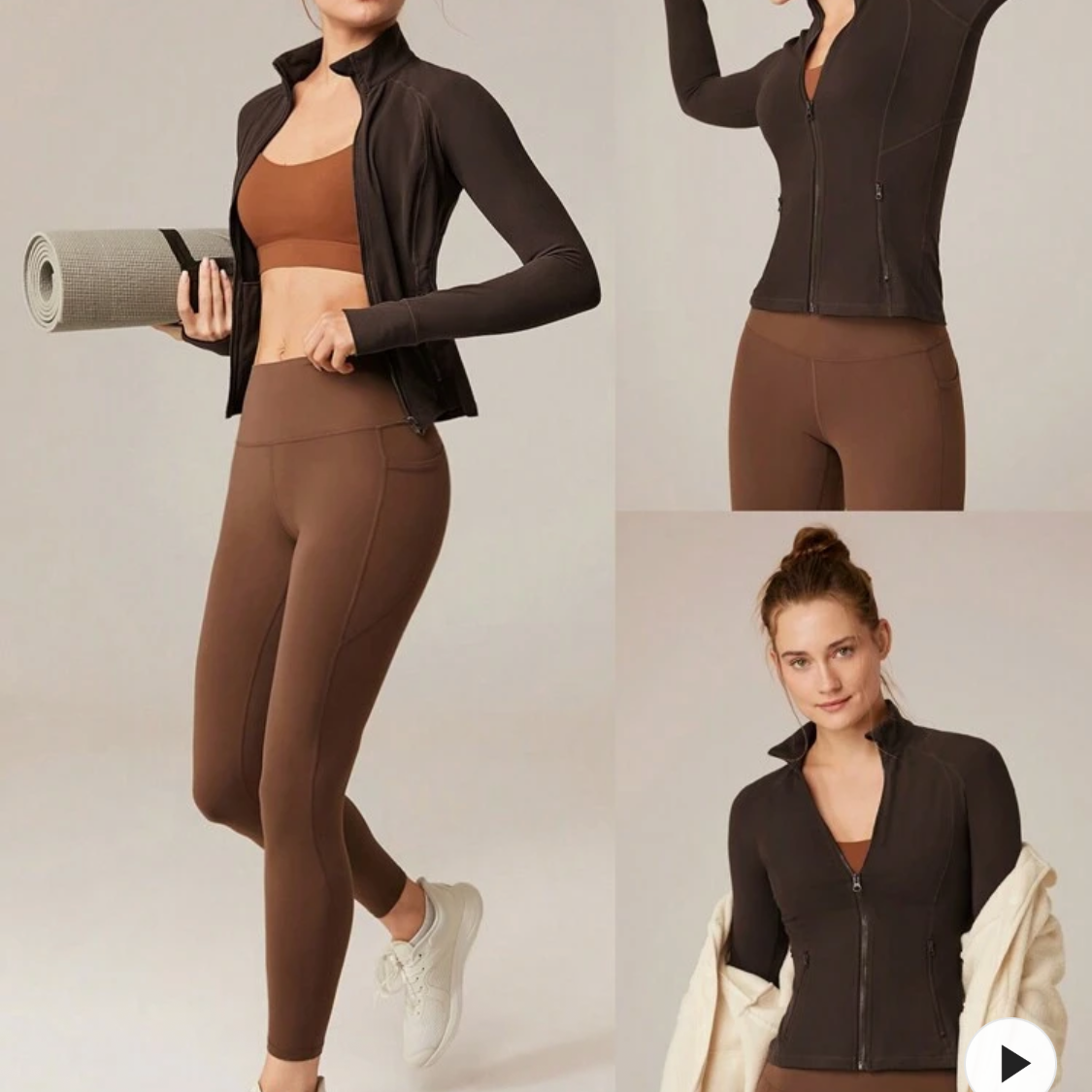 Chocolate Brown JCam Long Sleeve Slim Fit Jacket