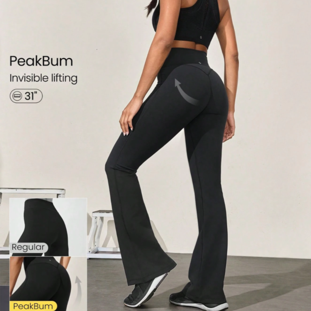 Black - Powersculpt Flare leggings