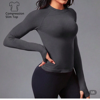 Dark Grey Round Neck JCam Long Sleeve