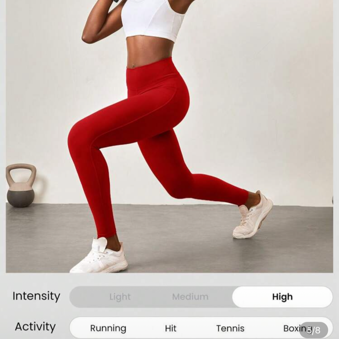 Fiery Red Power Sculpt Training Leggings