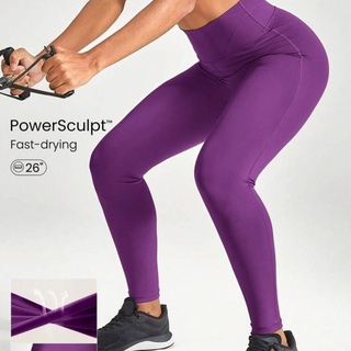 Purple Power Sculpt Training Leggings