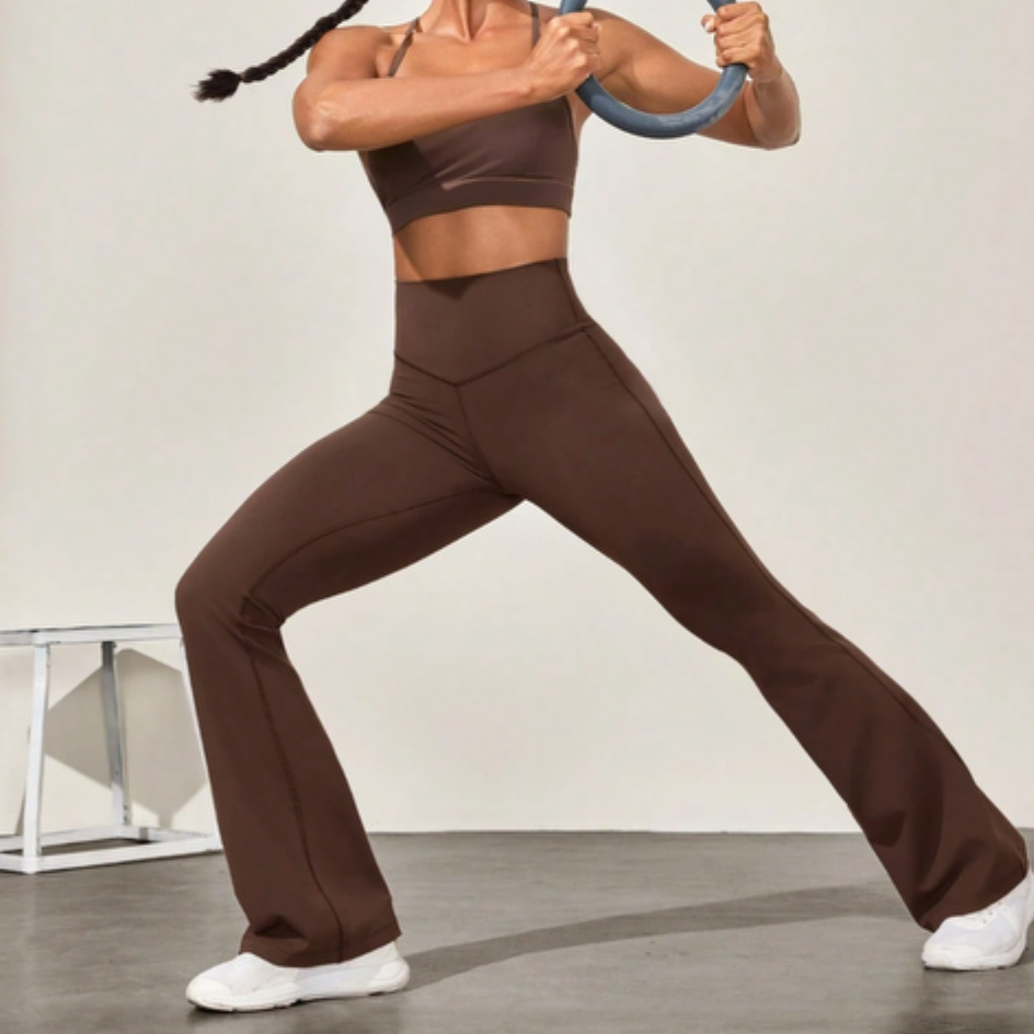 Brown - Powersculpt Flare leggings