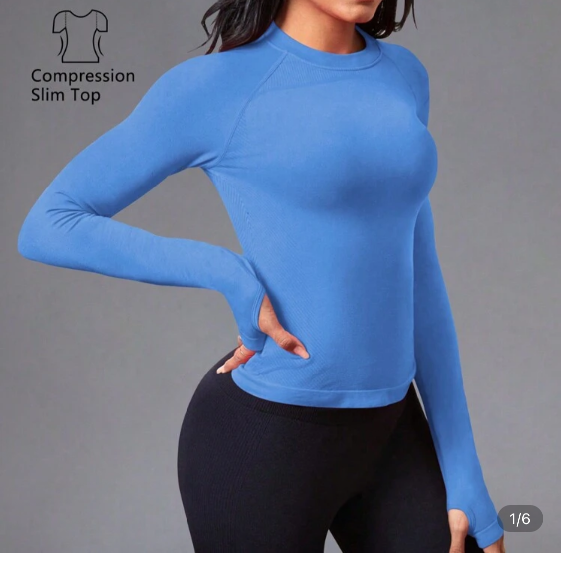 Baby Blue Round Neck JCam Long Sleeve
