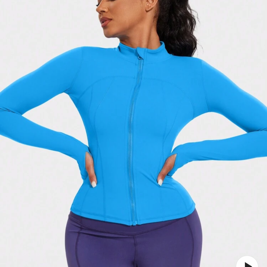 Blue JCam Long Sleeve Slim Fit Jacket