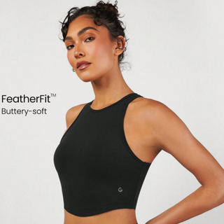 Black- Curve Bra Tank Top