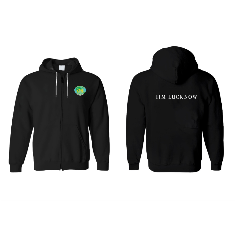 Zipper black (Colour IIML Logo)