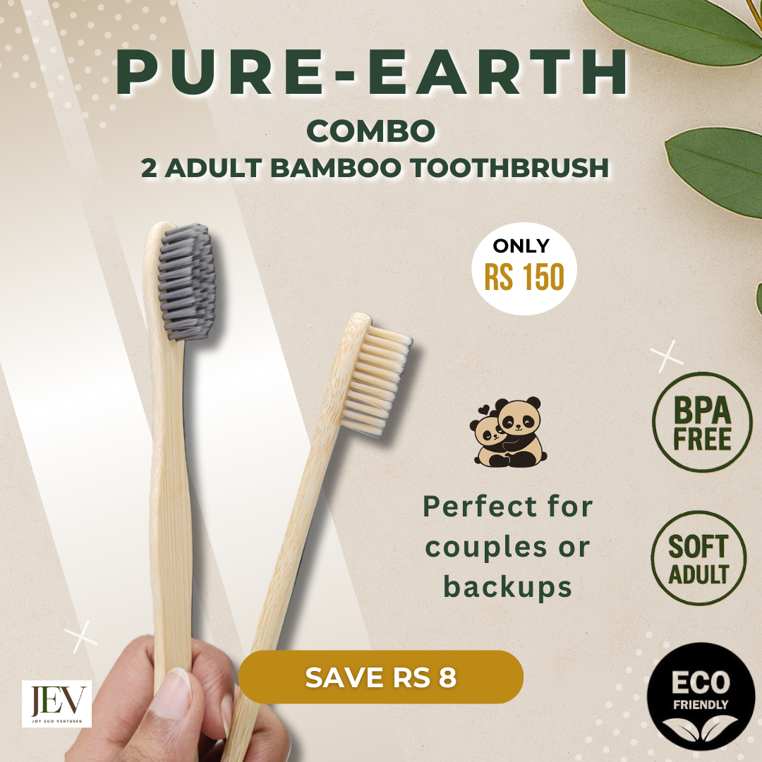 PURE-EARTH: Combo Pack (2 Adult TB) |  MRP Rs 158 - Discount Price - Rs 150
