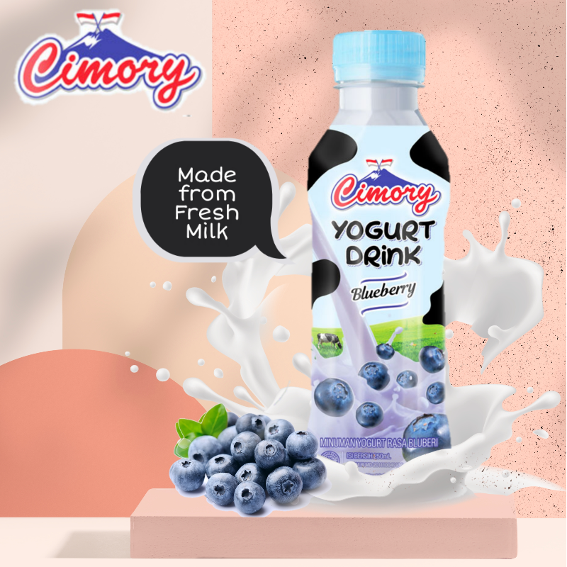 Cimory Yogurt Drink Blueberry 240ml Large Image