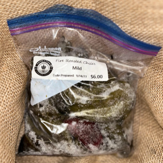 Frozen Roasted Green Chiles (Mild) - 1lb Image