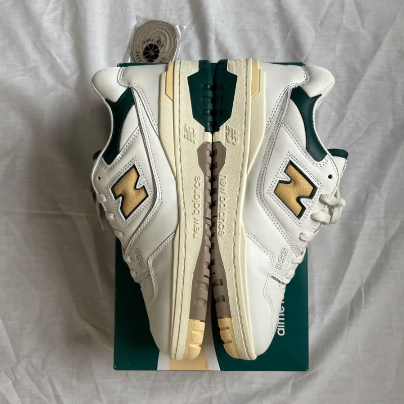 New Balance 550 X Aimé Leon Dore Green Yellow Limited - Thumbnail (Preview) 2