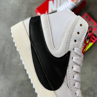 Nike Blazer Mid '77 Jumbo White Black - Thumbnail 6