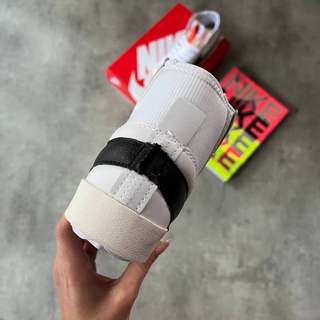 Nike Blazer Mid '77 Jumbo White Black - Thumbnail 4