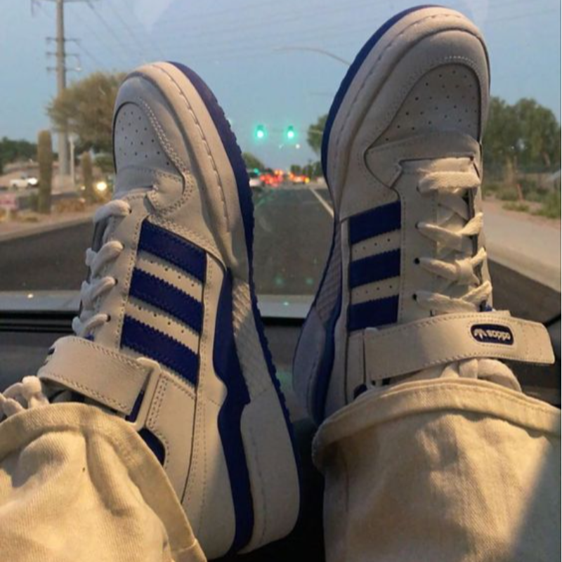 Adidas Forum Low Unisex Royal Bue ❦ - Thumbnail (Preview) 4