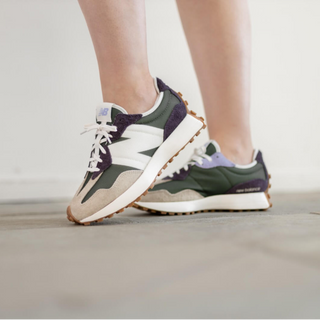 New Balance 327 Oak Leaf Green Mystic Purple - Thumbnail 3